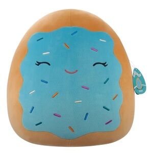 SQUISHMALLOW 16” Erissa Blue Frosted Toaster Pastry Original NWT